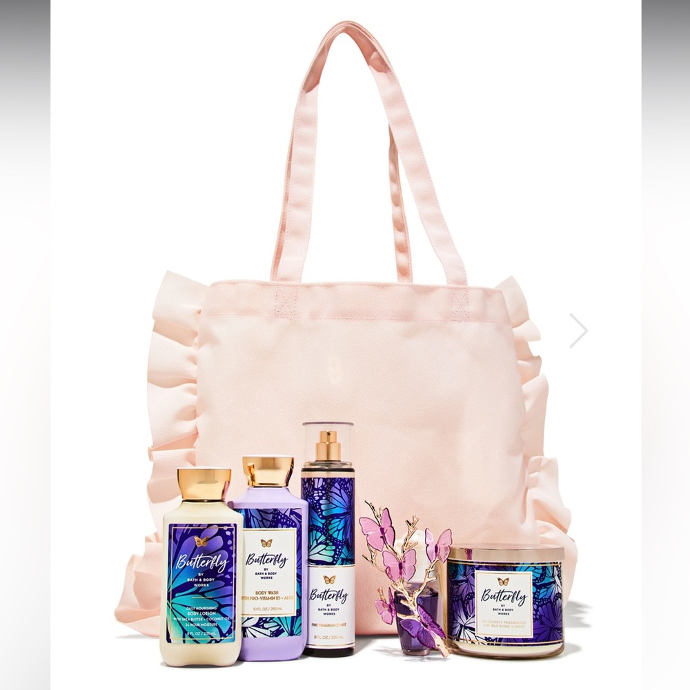 Bath & Body Works Butterfly gift set